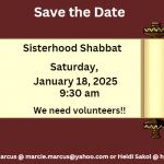 Sisterhood Shabbat