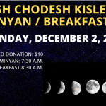 Rosh Chodesh Breakfast