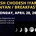 Rosh Chodesh Breakfast